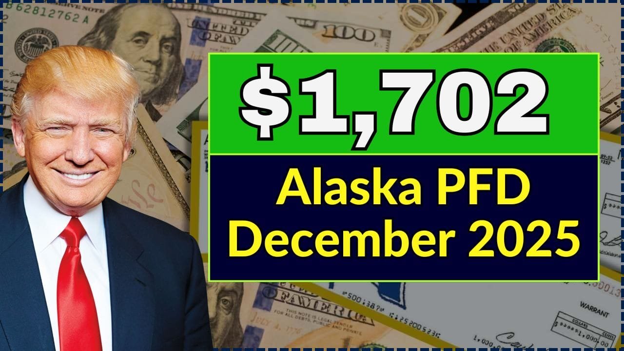 $1,702 Alaska PFD December 2025